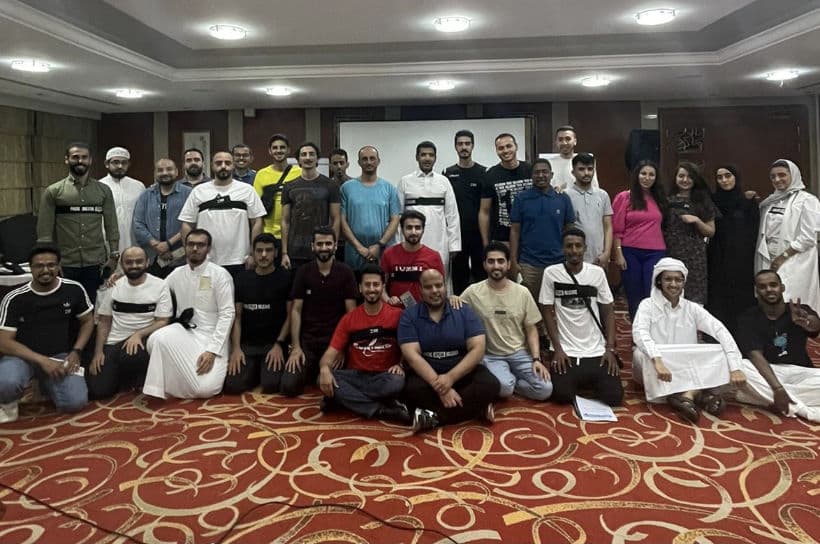 40 members of the McGuire Programme MENA region gathered in Dubai to work on our stutter and to welcome the new students. 