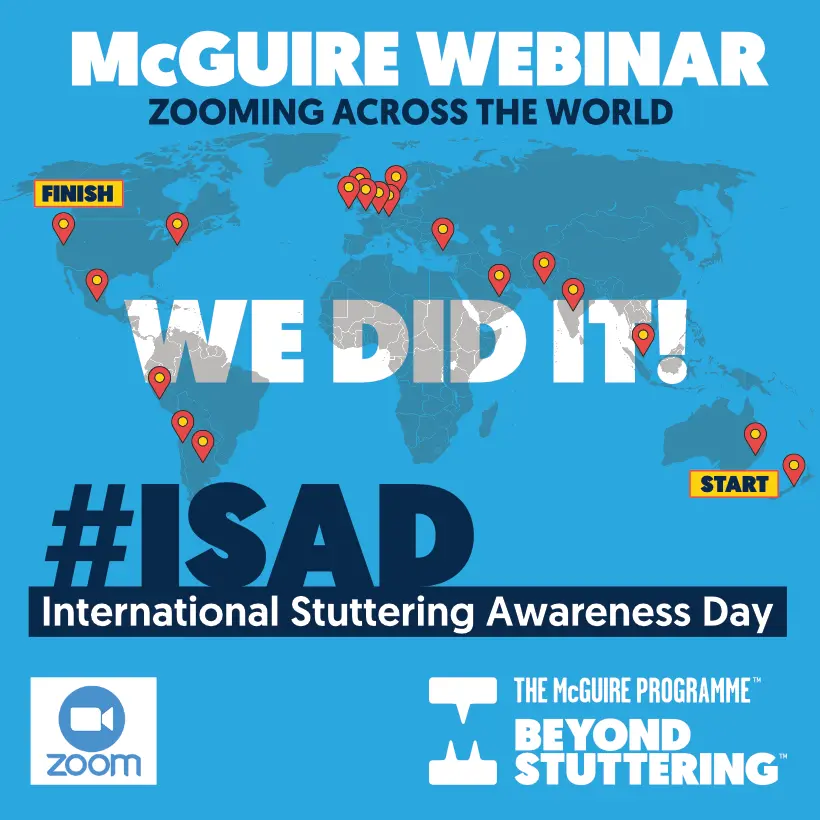 We zoomed across the world yesterday for International Stuttering Awareness Day.