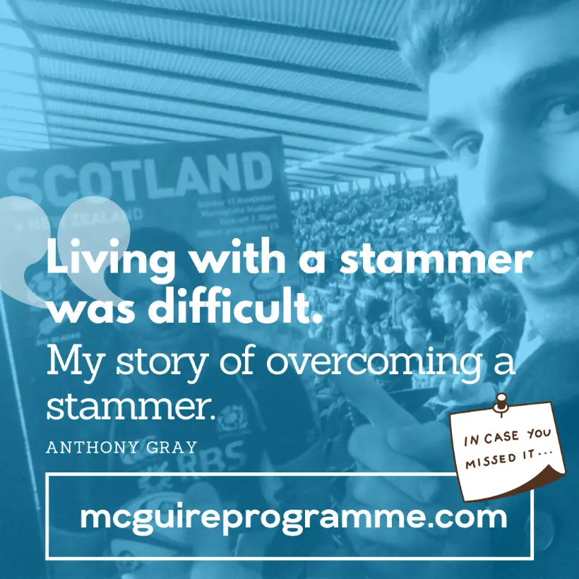 Living with a stammer was difficult: My story of overcoming a stammer