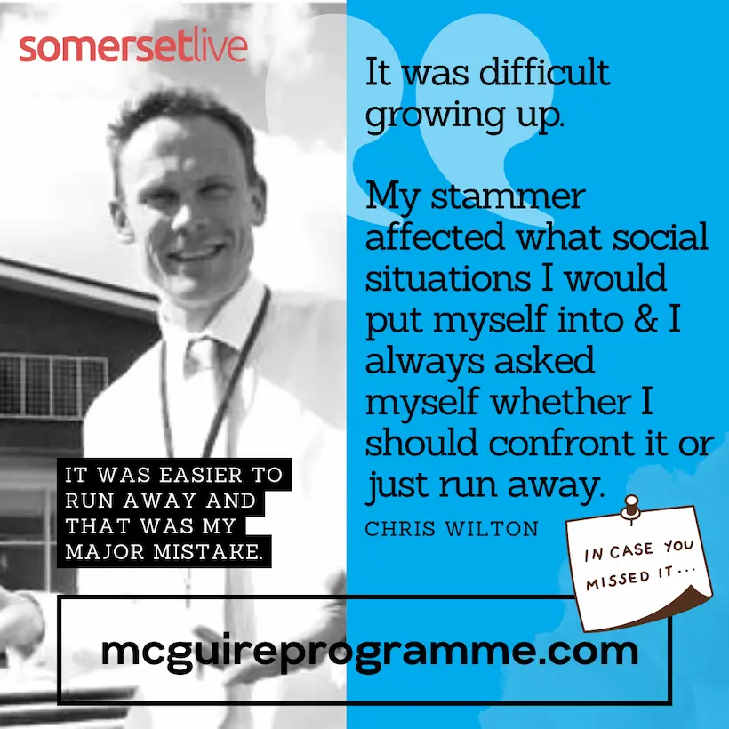 Experiences of stuttering and the McGuire Programme.