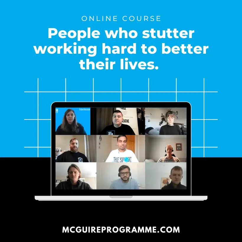 Amazing Effort by people working on their stutter in our July 2021 Online Course!