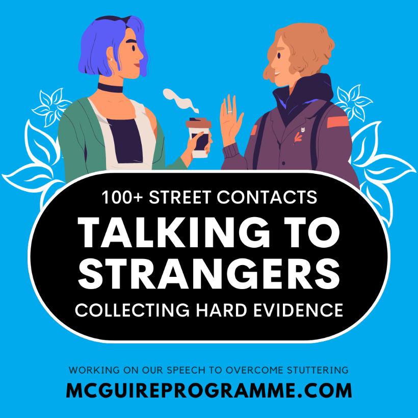 Stutter Challenge – 100+ Contacts with Strangers
