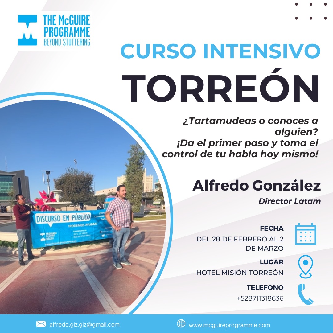 Curso Intensivo En TorreÓn, Quieres Aprender A Controlar La Tartamudez?