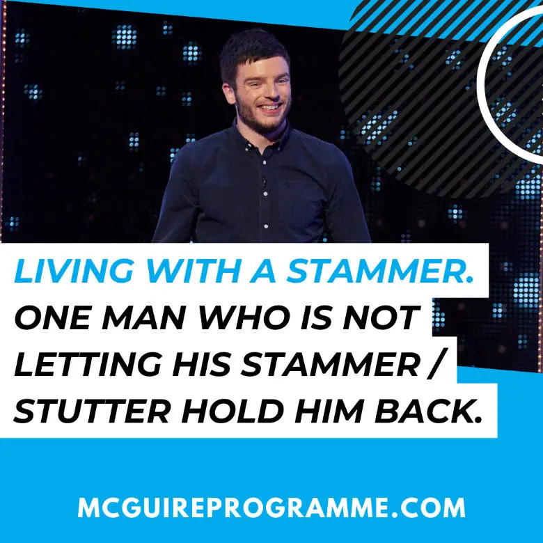 Living with a stammer. One man who is not letting his stammer/stutter hold him back.