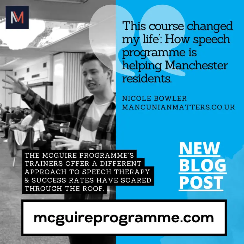 ‘This stutter course changed my life’: How a speech program is helping Manchester residents overcome their stammer/stutter.