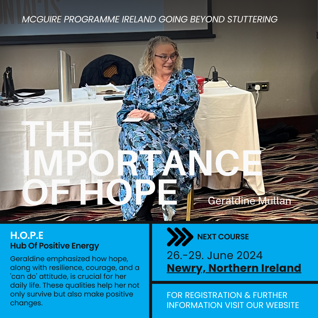 Harnessing Hope: The McGuire Programme Journey with guest speaker Geraldine Mullan
